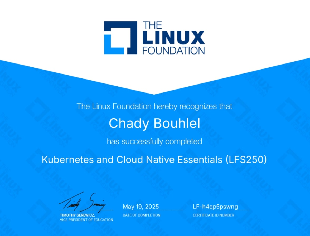 Kubernetes and Cloud Native Essentials (LFS250)